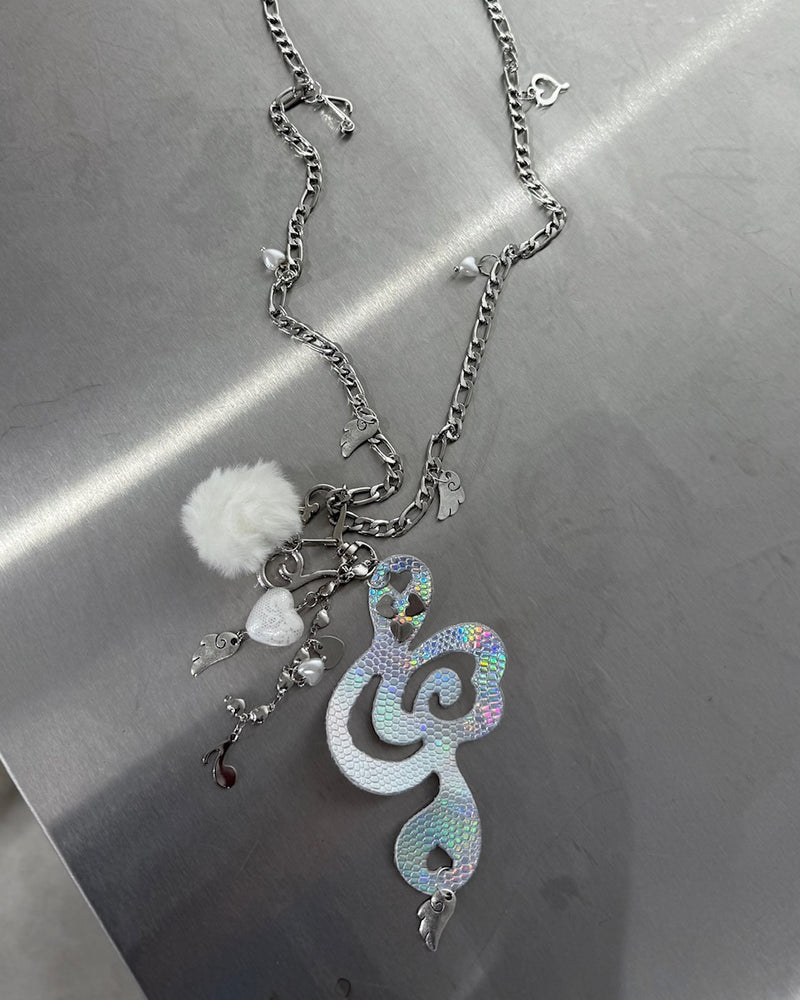 国際配送【Nerd out XU】onpu necklace