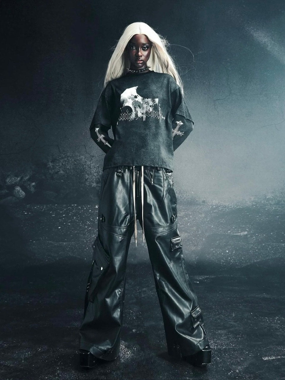 【Cozy world Wide】KNIGHT CLUB WAXED LONGSLEEVE