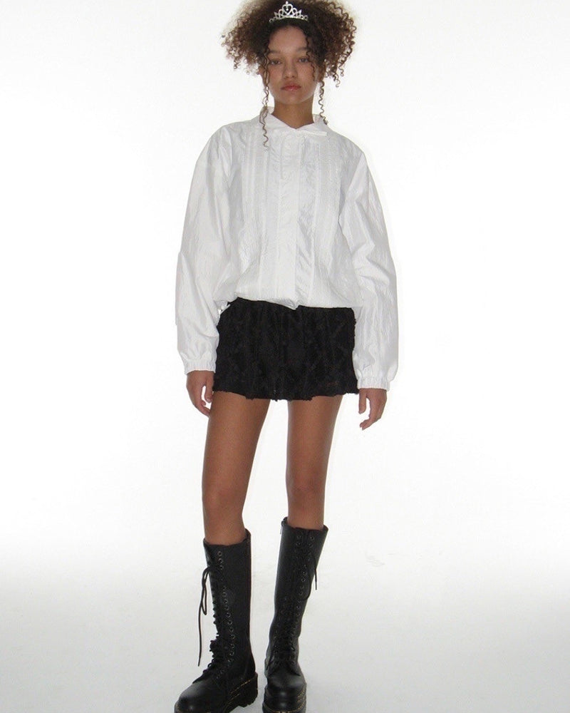 【CRANK】PINTUCK LACE WINDBREAKER