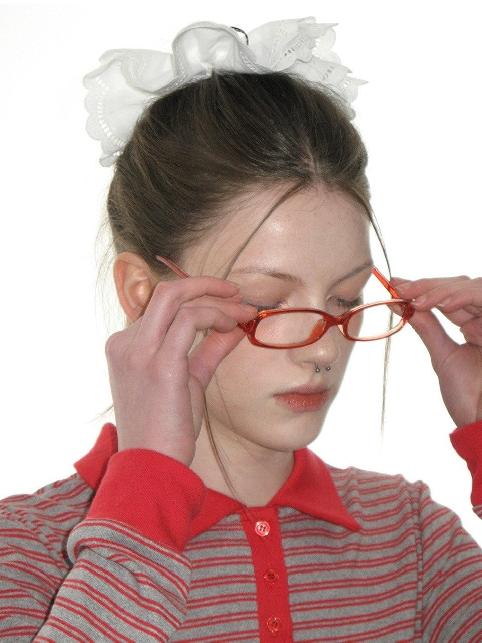 CRANK】COTTON FRILL BIG SCRUNCHY – PRESSING WEB SHOP
