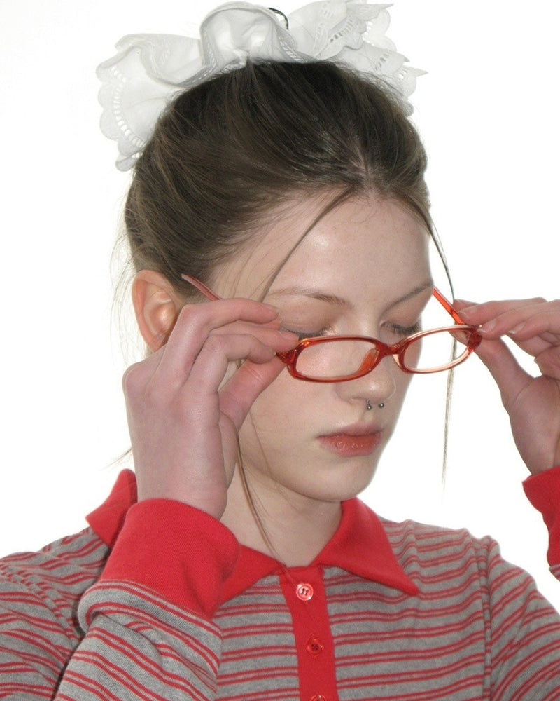 【CRANK】COTTON FRILL BIG SCRUNCHY / 【クランク】コットンフリルビッグシュシュ