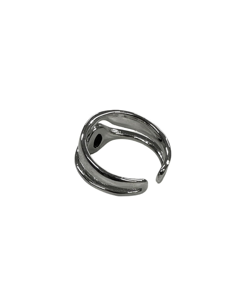 受注制【Never mind the XU】black stone ring