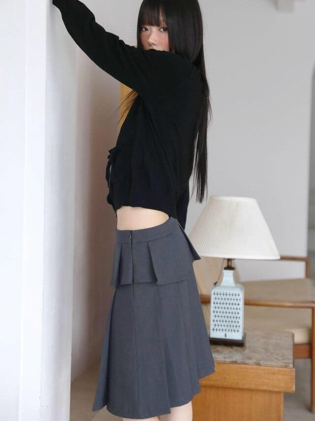 【Uglyshadow】25 TULIP MIDI SKIRT