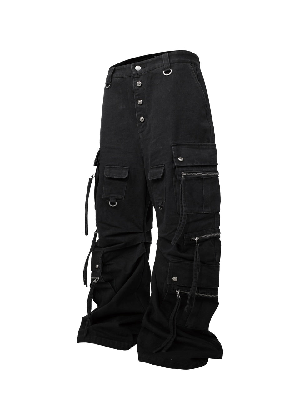 【Rosen Kreuz】CURVE FIT LONG CARGO PANTS