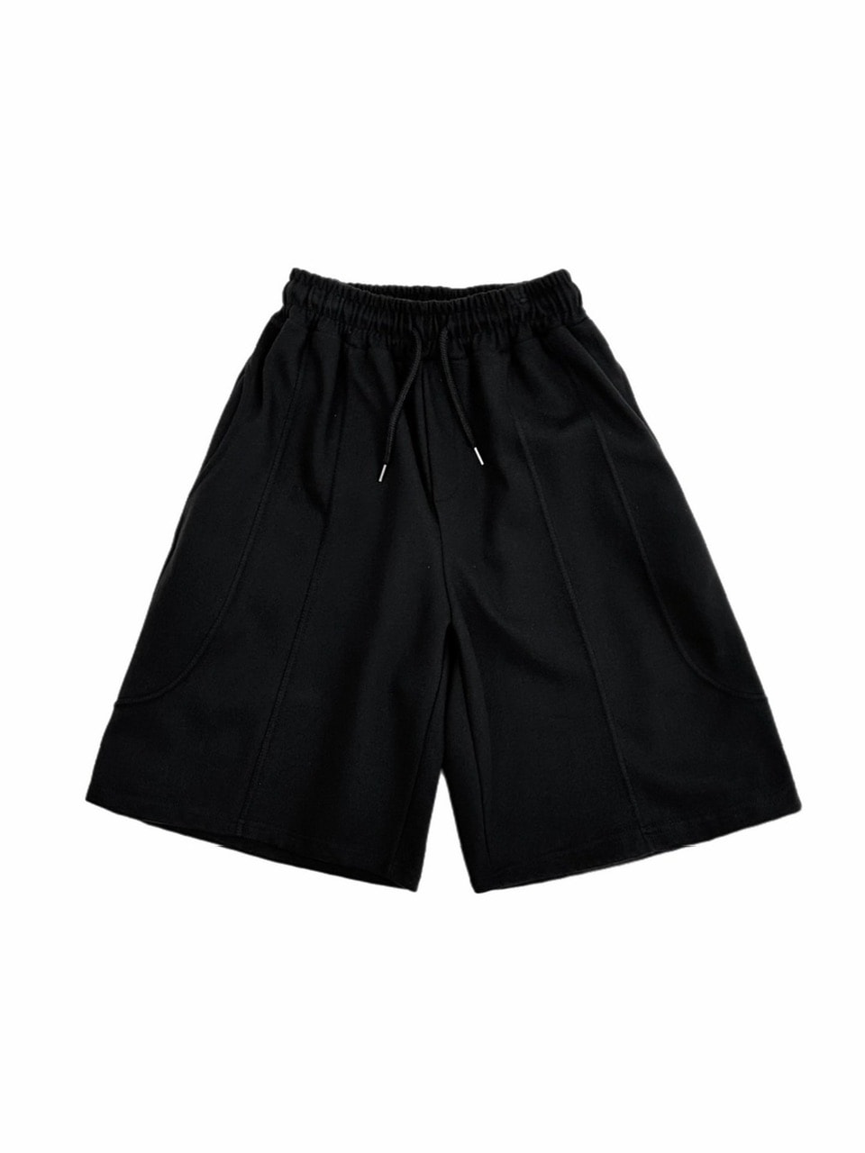 【Chikashitsu +】stitch bermuda sweat pants (2color) / 【チカシツプラス】スティッチバミューダハーフスウェットパンツ