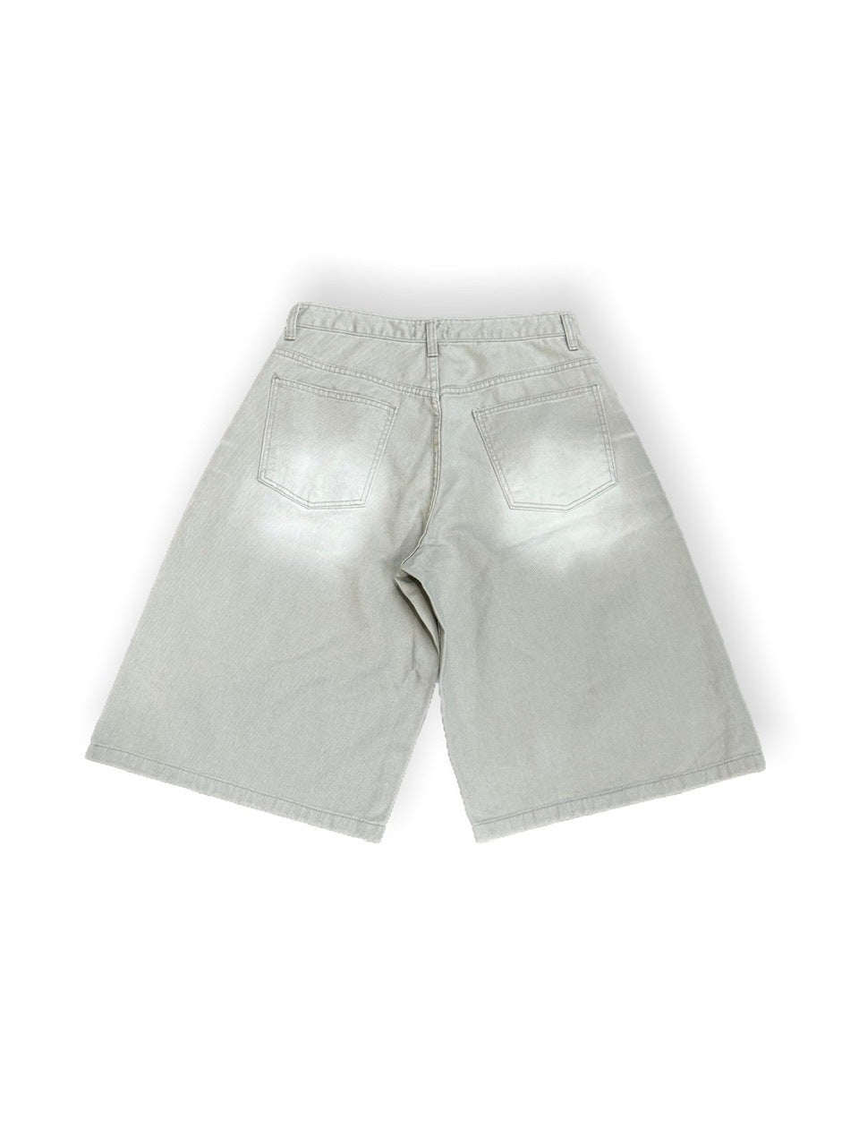 受注制【Chikashitsu +】8-length bermuda denim pants (2color) / 【チカシツプラス】8分丈バミューダハーフデニムパンツ