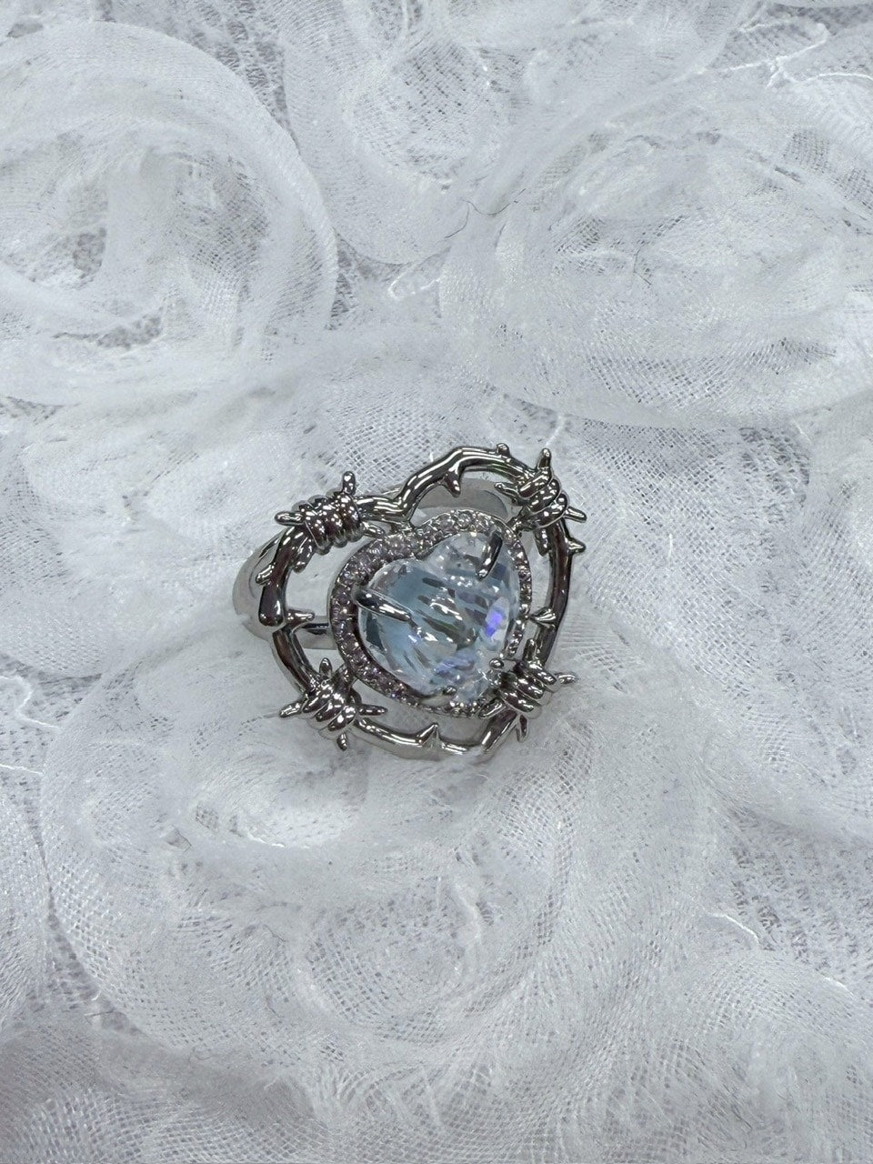 受注制【nmtc +】heart wire ring