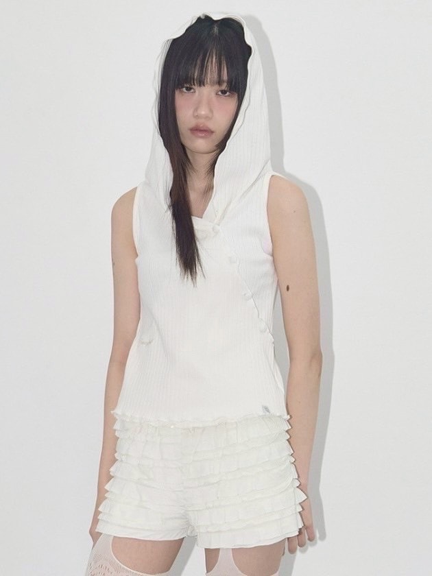 【FANCY CLUB】BIRD COWL SLEEVELESS