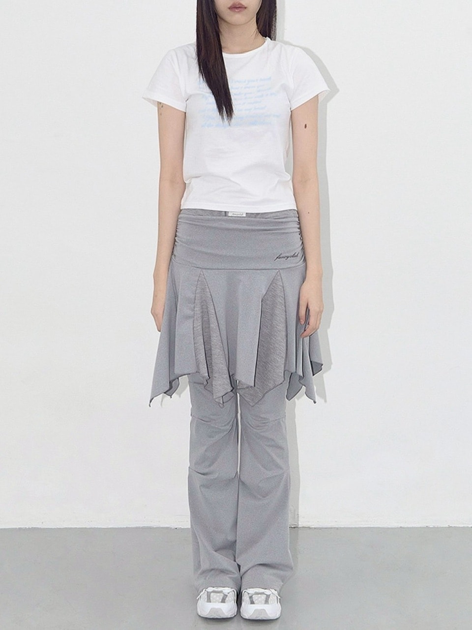 【FANCY CLUB】ANGEL MARK CROP TEE / 【ファンシークラブ】クロップロゴ半袖Tシャツ