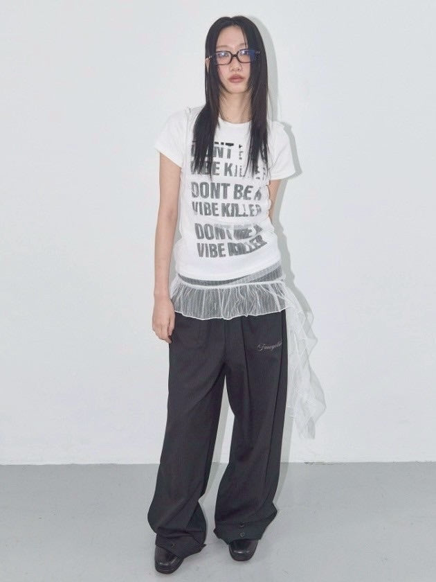 【FANCY CLUB】LACE SHIRRING LAYERED DRESS