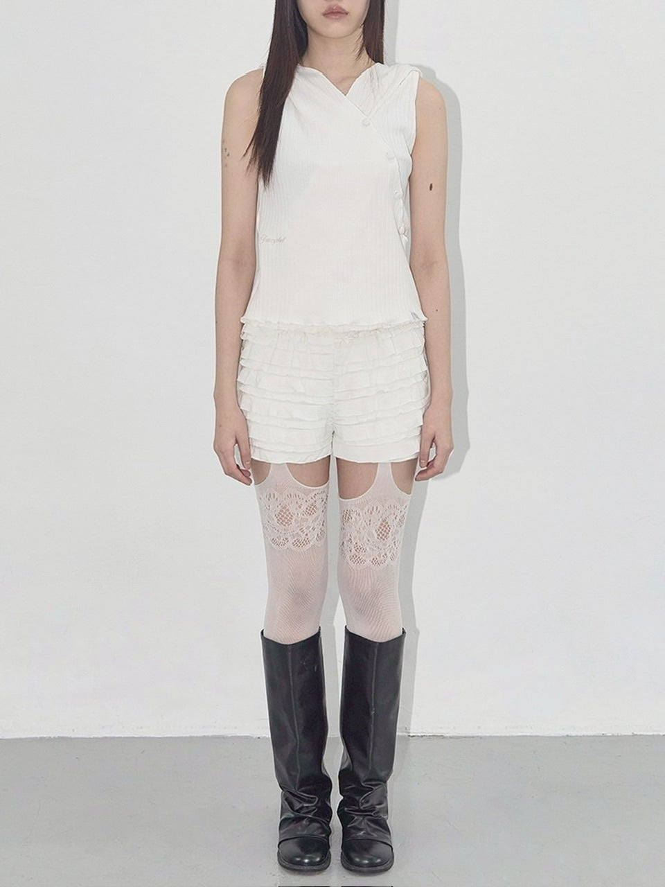 【FANCY CLUB】BREEZE CANCAN MINI SHORTS