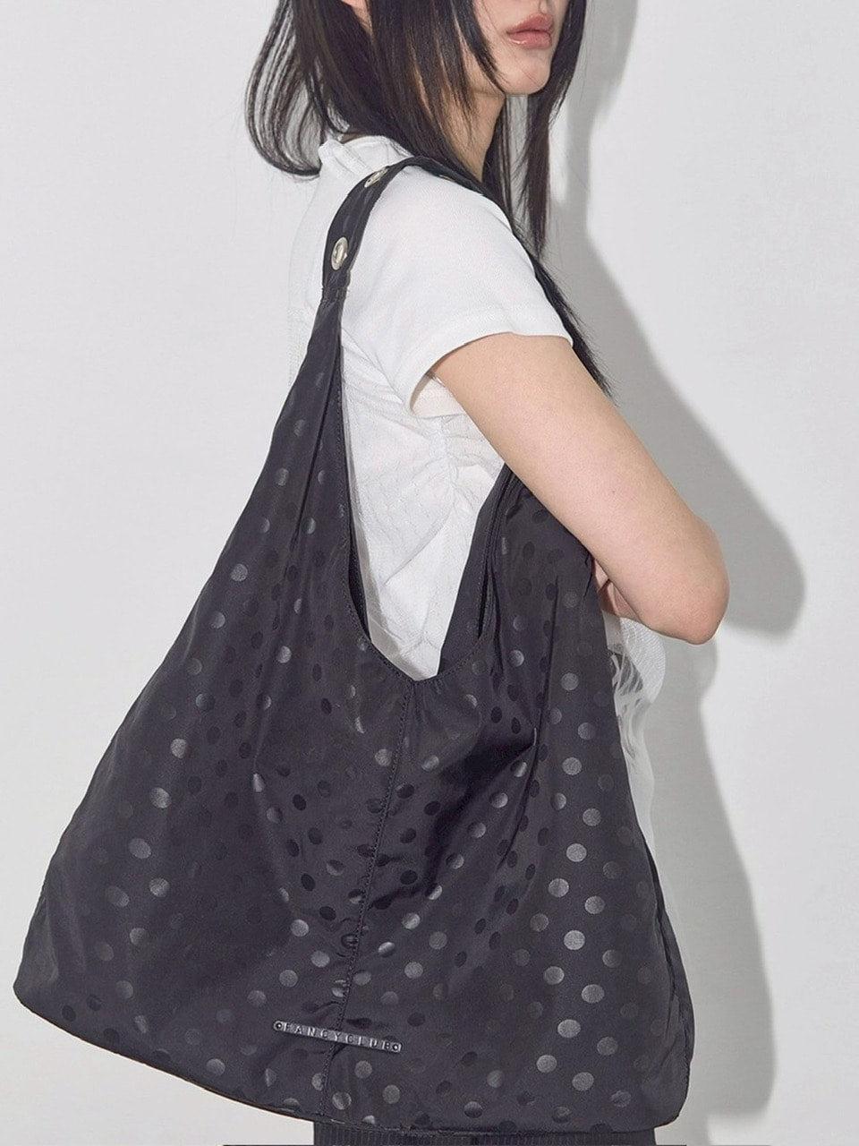 【FANCY CLUB】DOT EYELET SHOULDER BAG