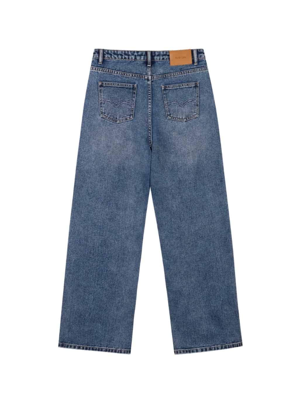 【ROCK CAKE】Studded Line Point Jeans