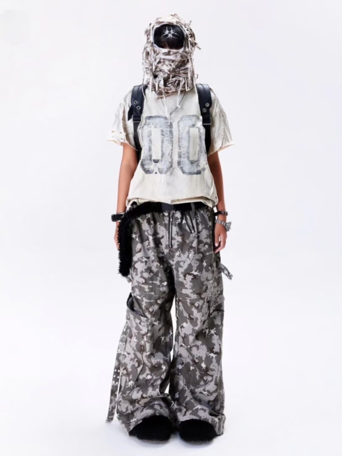 【Cozy world Wide】"005 CHAOS DREAM" WAXED T SHIRT