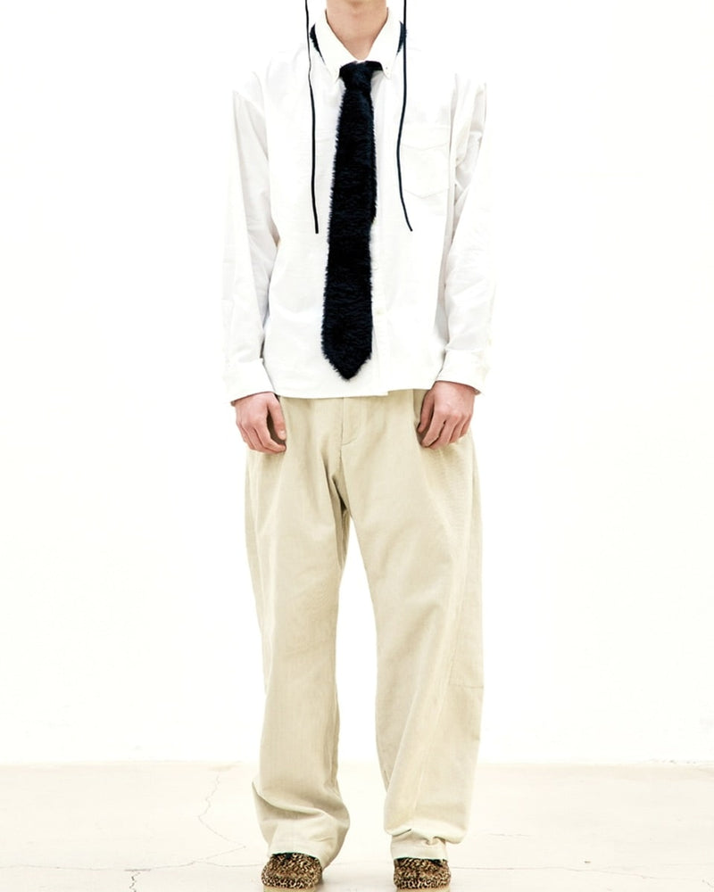 【COOR】PIN CORDUROY ONE POCKET SHIRT