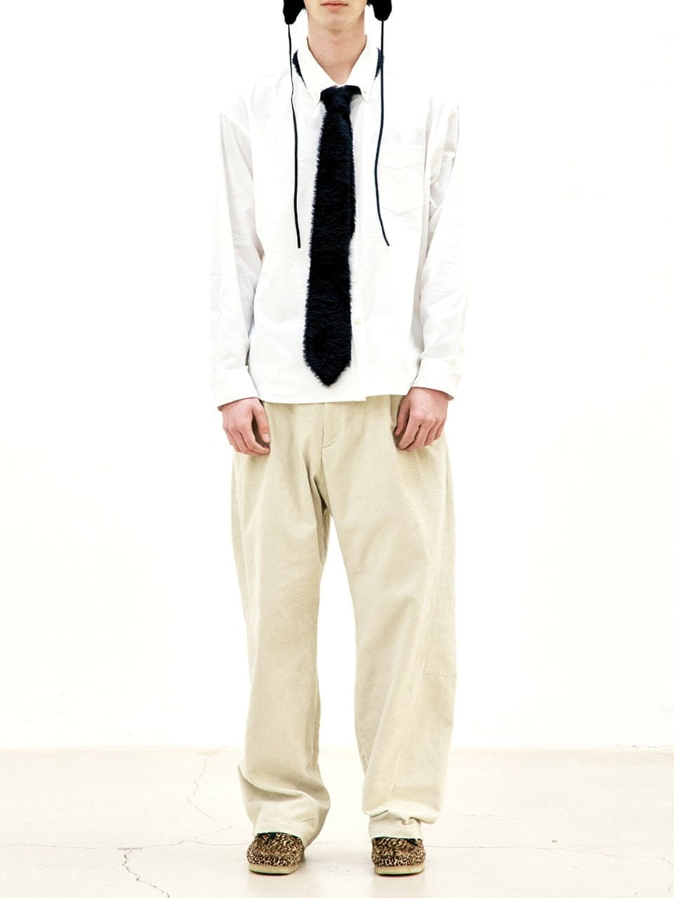 【COOR】PIN CORDUROY ONE POCKET SHIRT