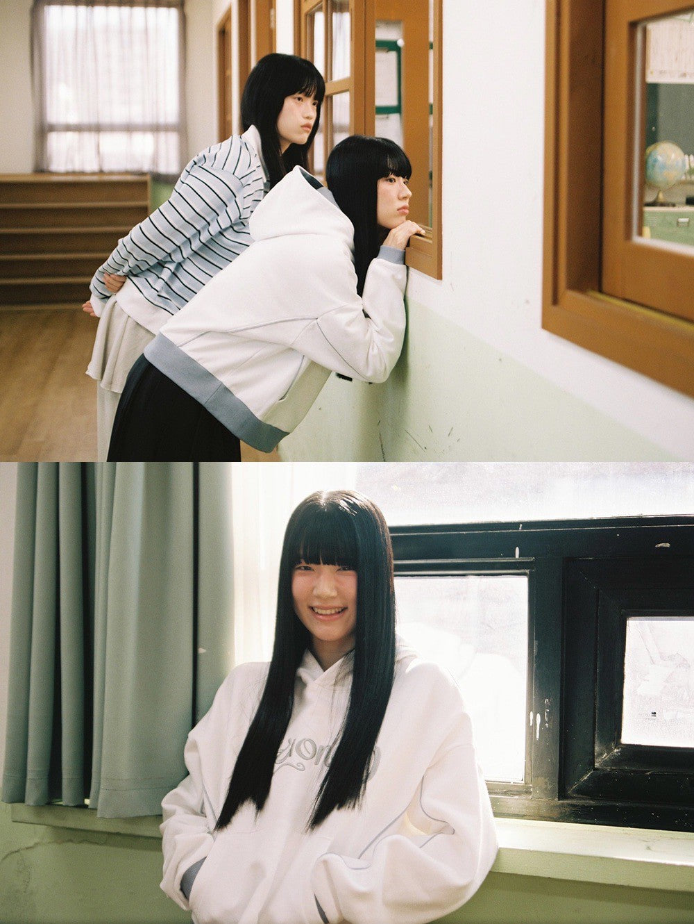 【TUOMIO】GRAPHIC BLOCK HOODIE