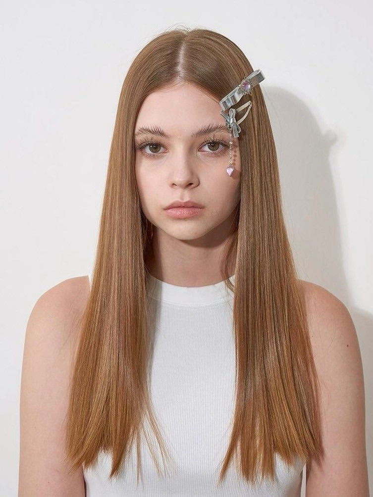 【ODDONEOUT】GLOSSY SLIVER HAIR CLIP (1EA)