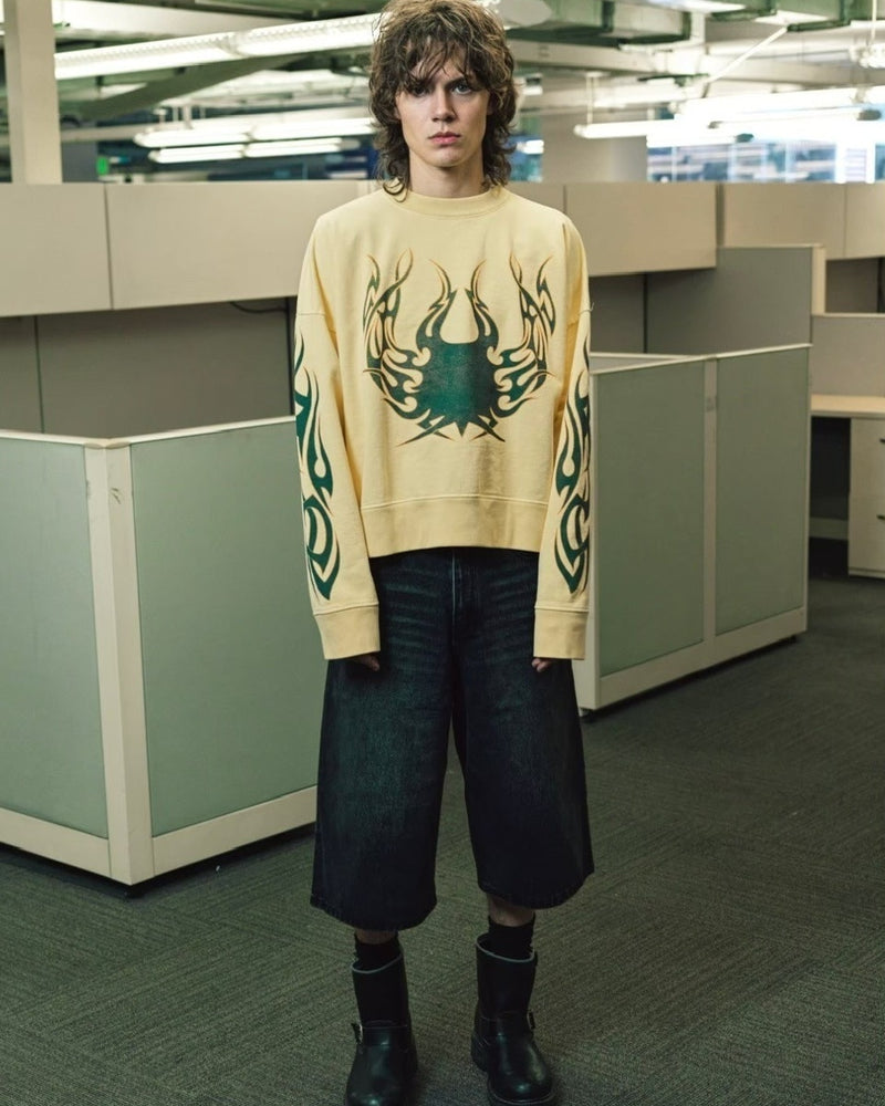 【BASKETCASE】SCARAB, crewneck