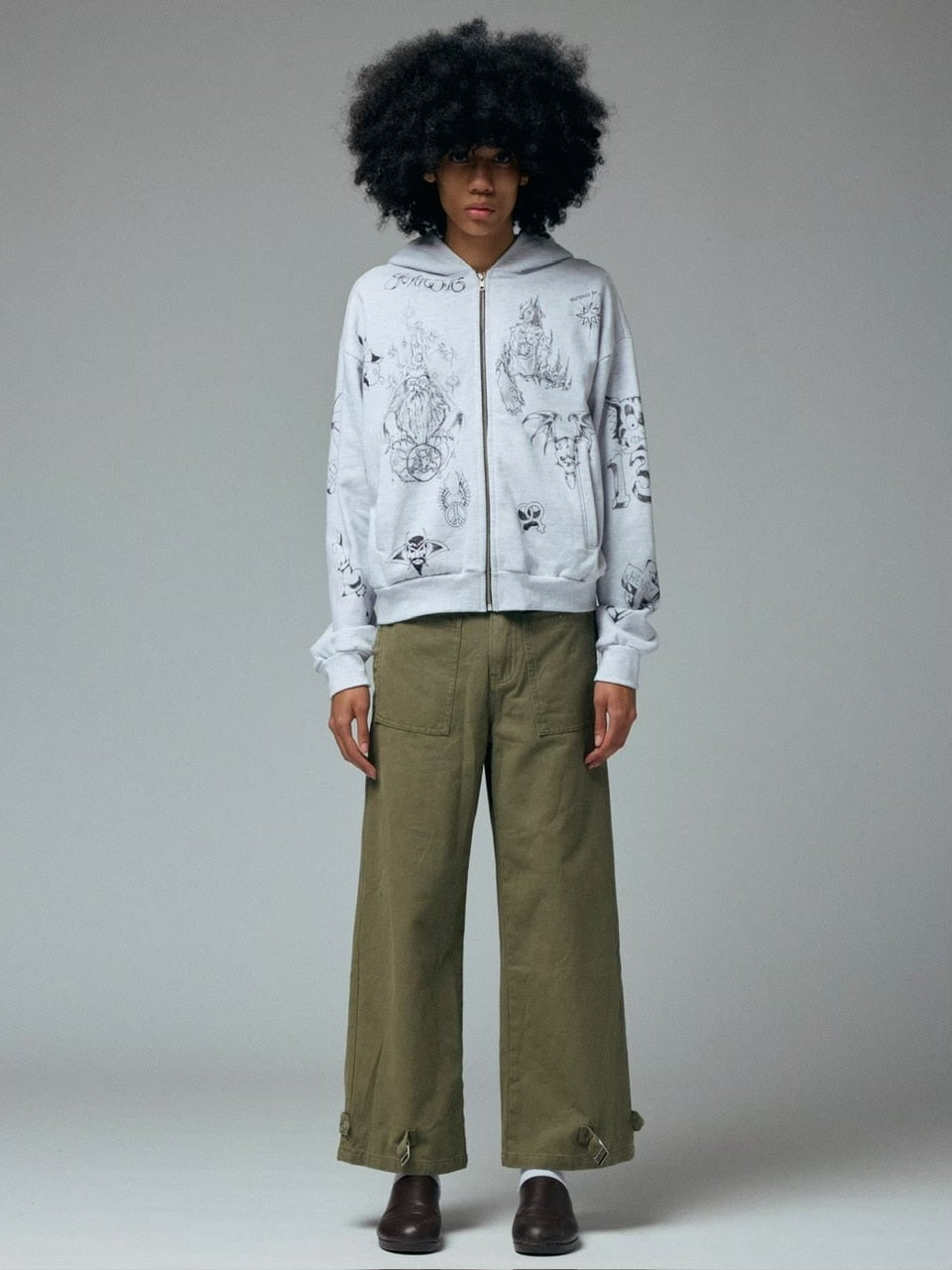 【BASKETCASE】SAILOR, zip hoodie