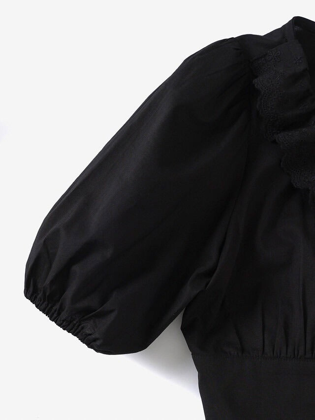 【NOTYOURROSE】Rosie wrap blouse