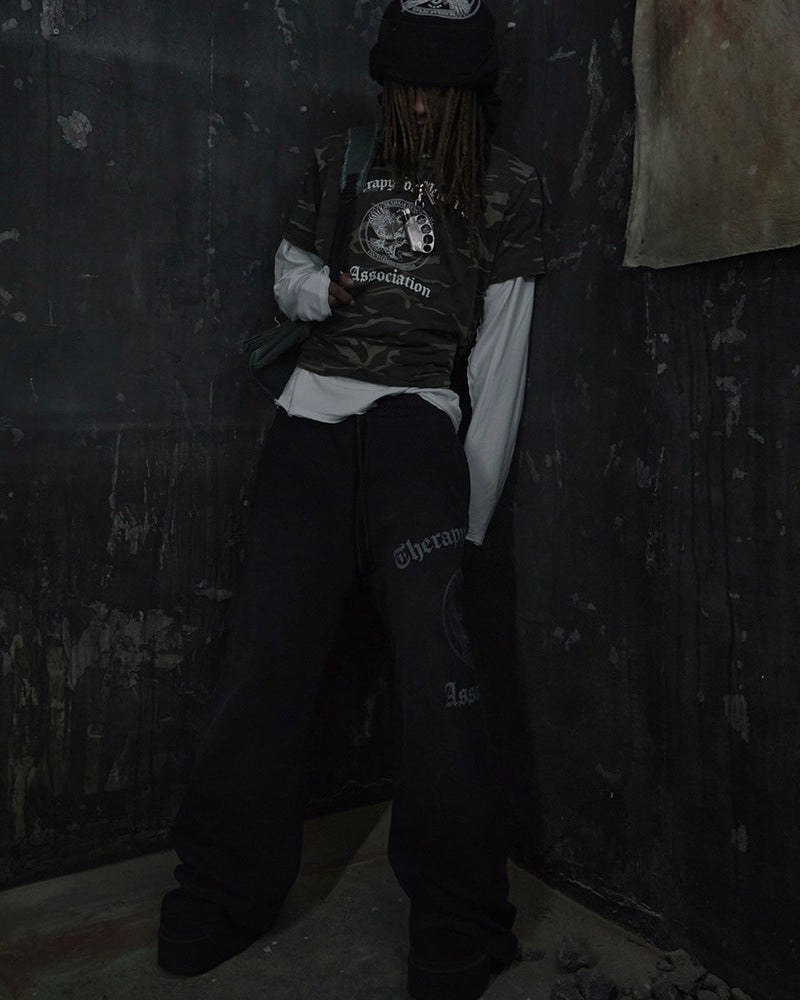 【SUNDAY OFF CLUB】TOV Hand Distressed Short Sleeve