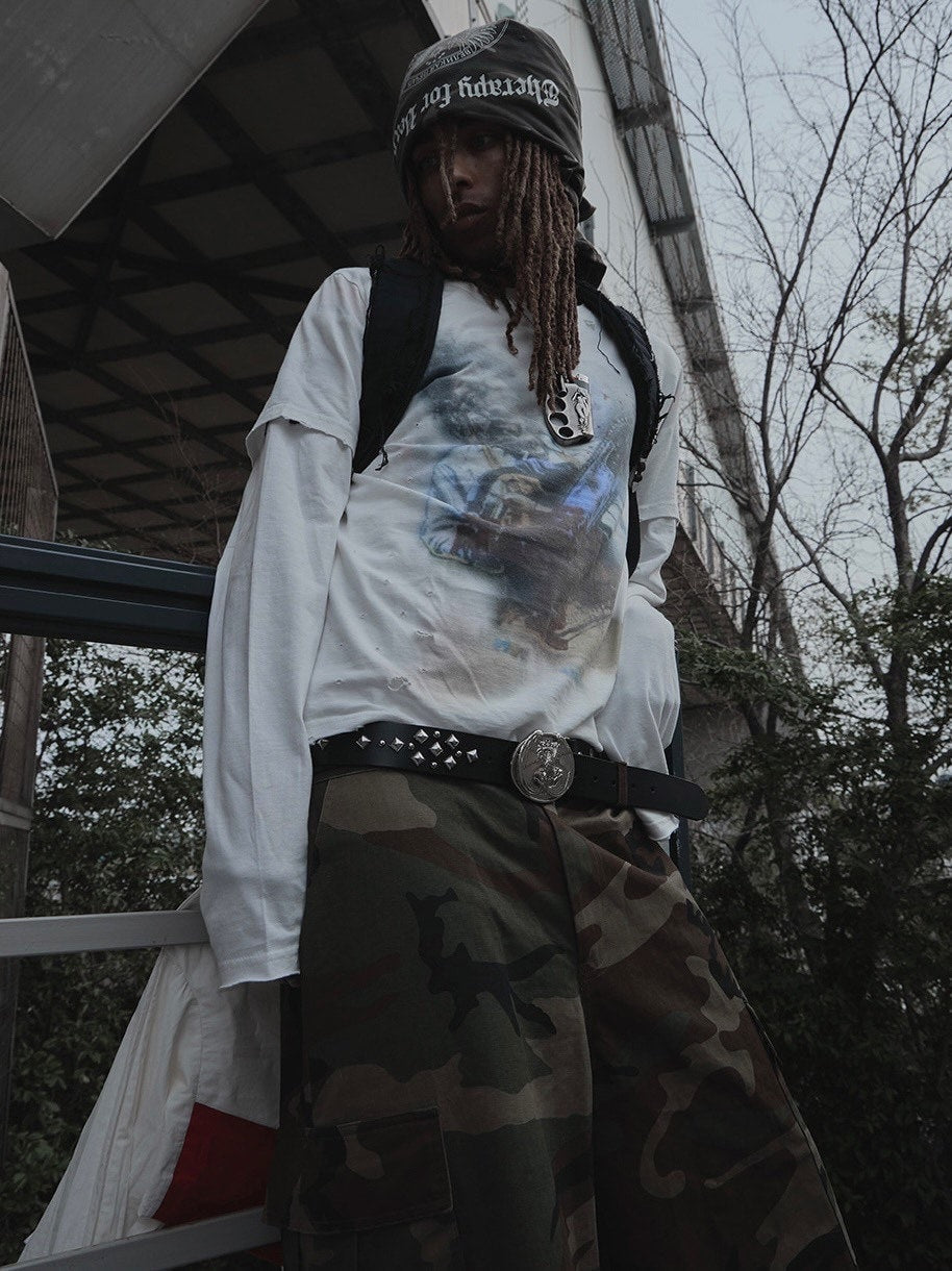 【SUNDAY OFF CLUB】Acta Non Verba Studed Belt