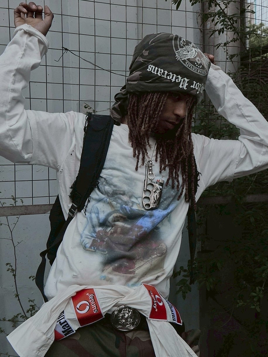 【SUNDAY OFF CLUB】knuckle shell keyring Antique