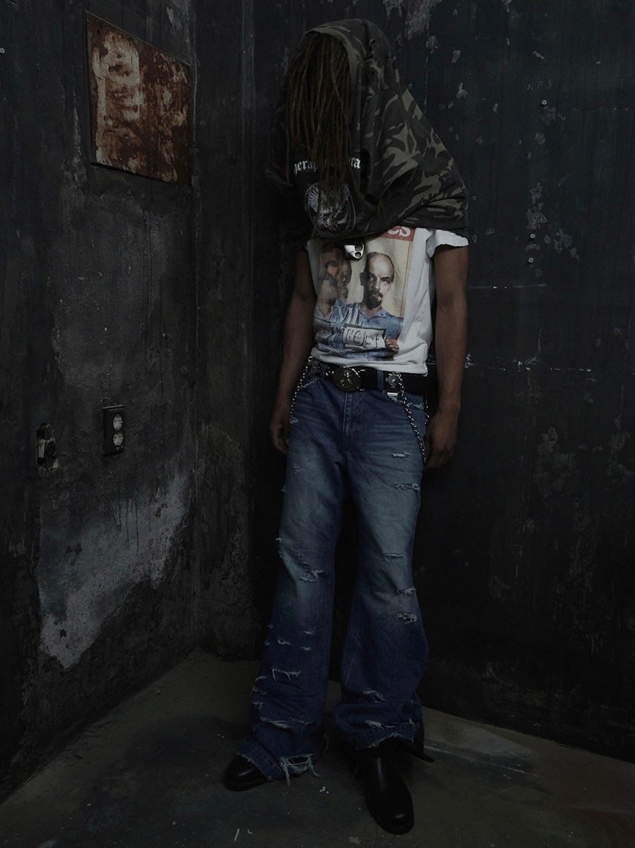 【SUNDAY OFF CLUB】Montmartre Cross Moneyclip Chain Antique