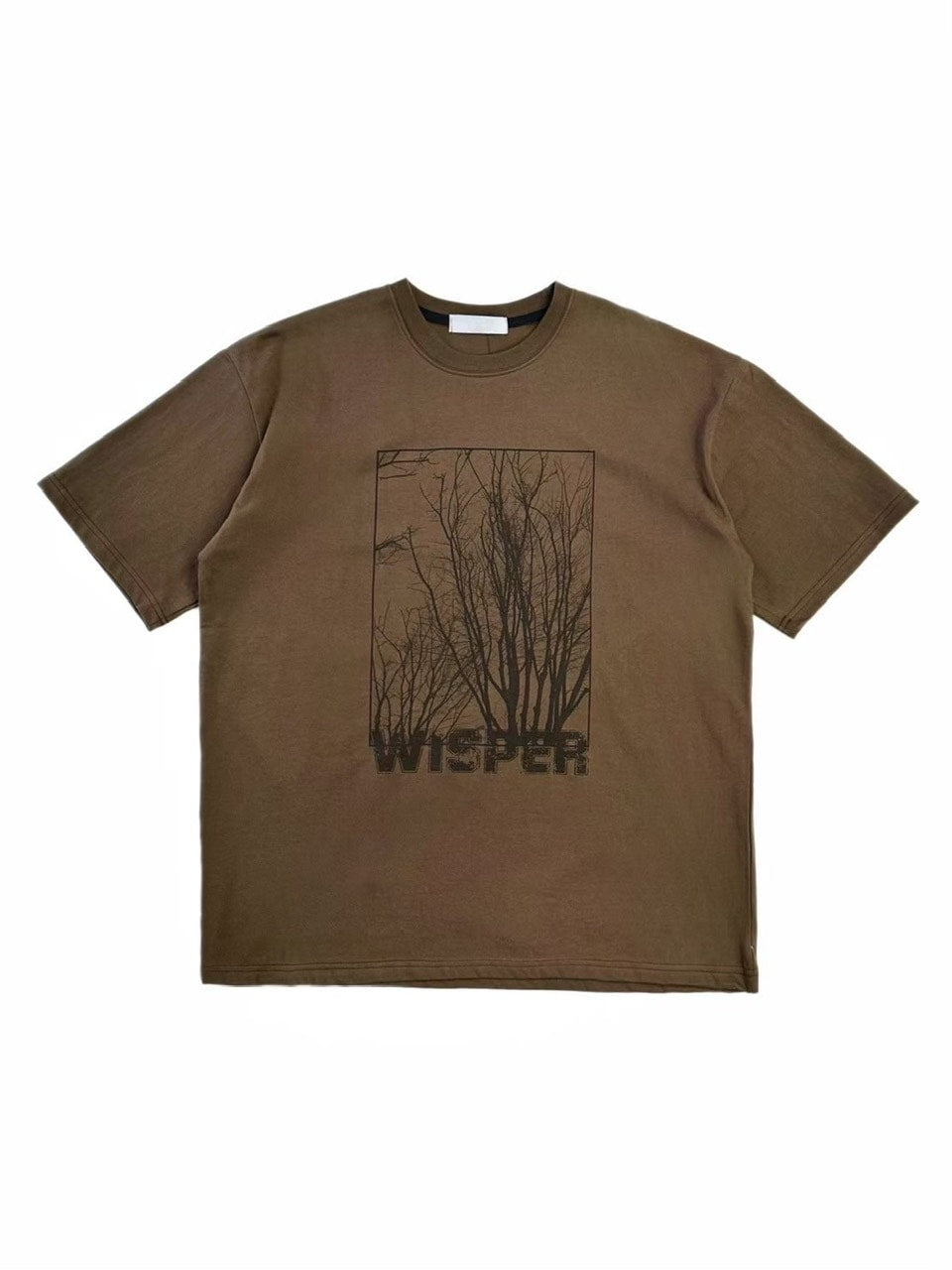 【Chikashitsu +】whisper tree t-shirt (3color) / 【チカシツプラス】ウィスパーツリープリント半袖Tシャツ