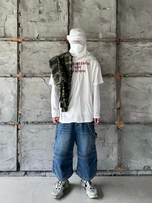 【roaringrad】CARPENTER BERMUDA DENIM PANTS