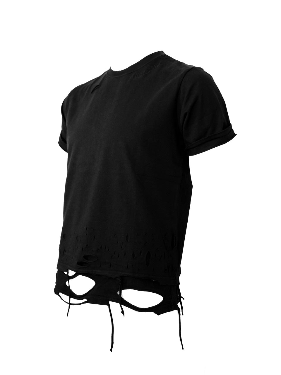 【Rosen Kreuz】BOXY FIT LAYERED DAMAGE TEE