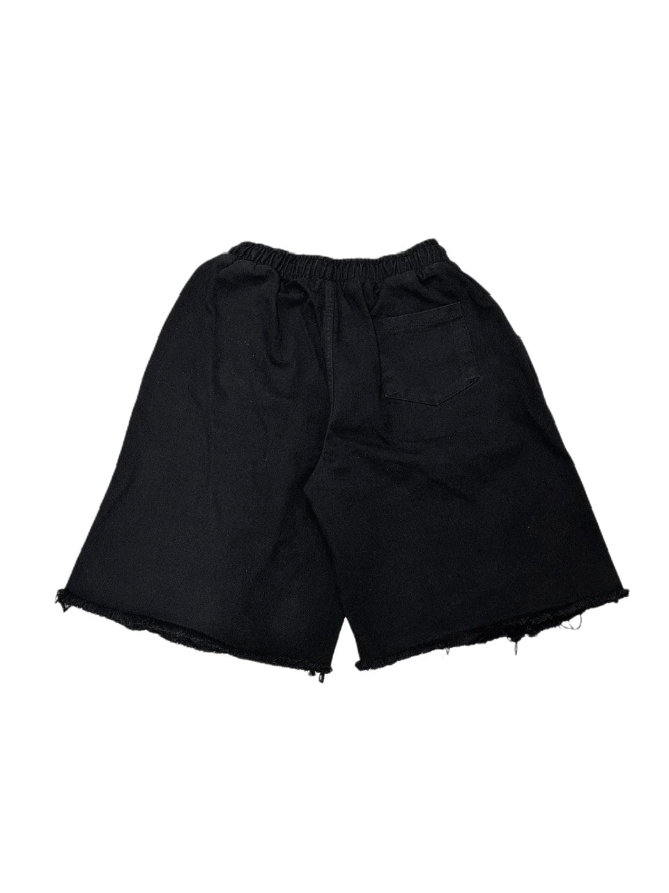 受注制【Never mind the XU】damage denim half pants