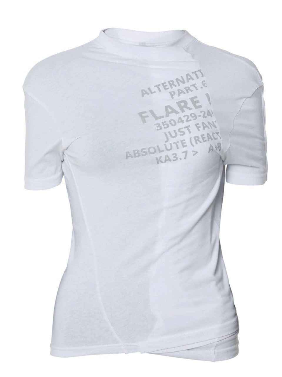 【FLAREUP】Asymmetrical Layered T-Shirt