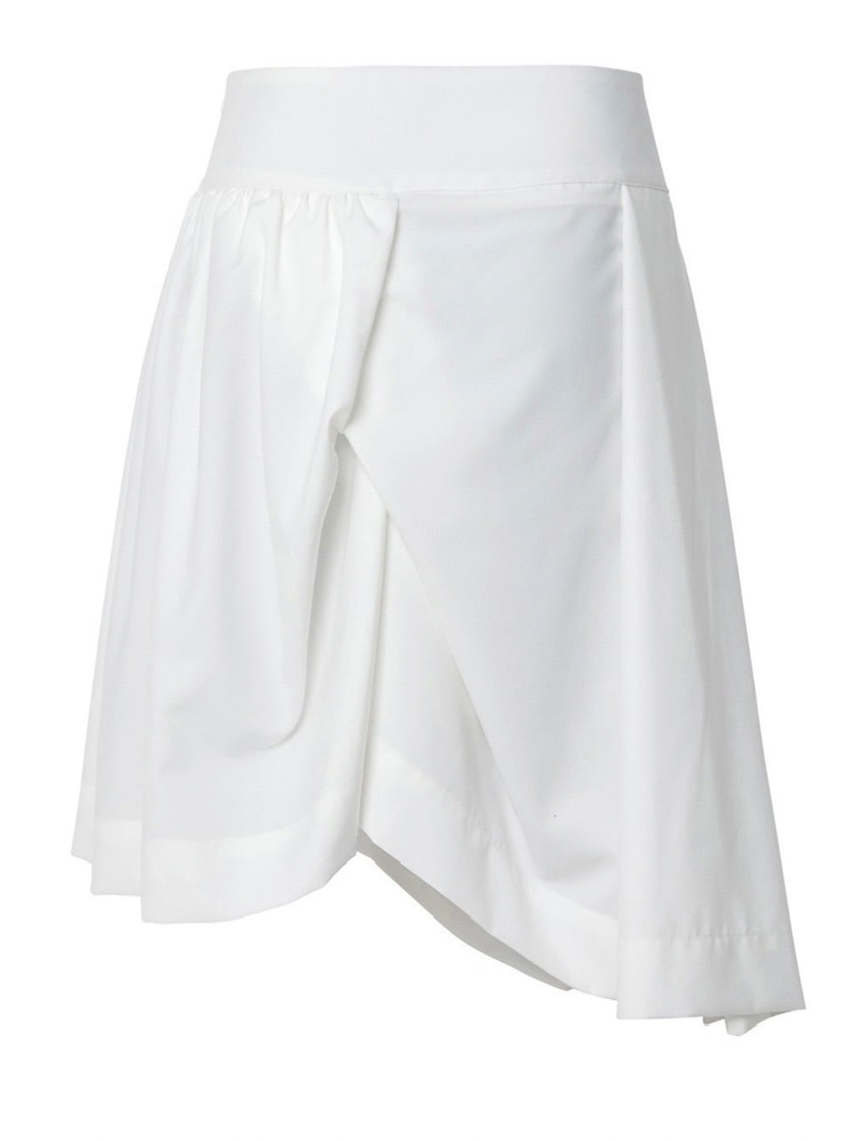 【FLAREUP】Asymmetrical Draped Midi Skirt