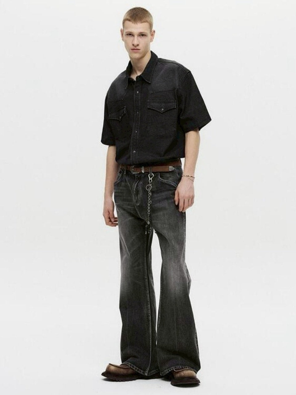 【DNSR】Western Flare Denim Pants