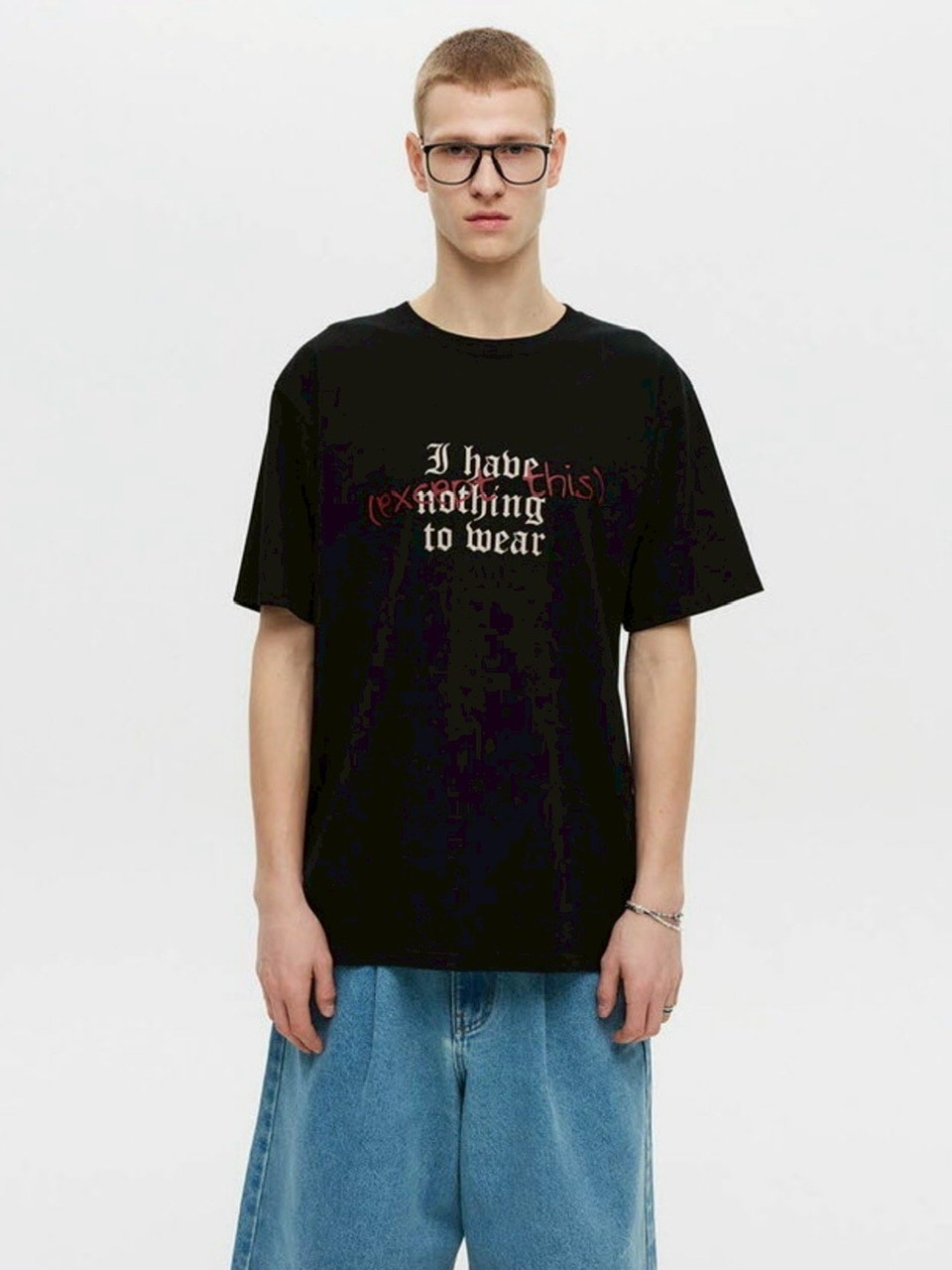 【DNSR】Lettering Half Sleeve Tee