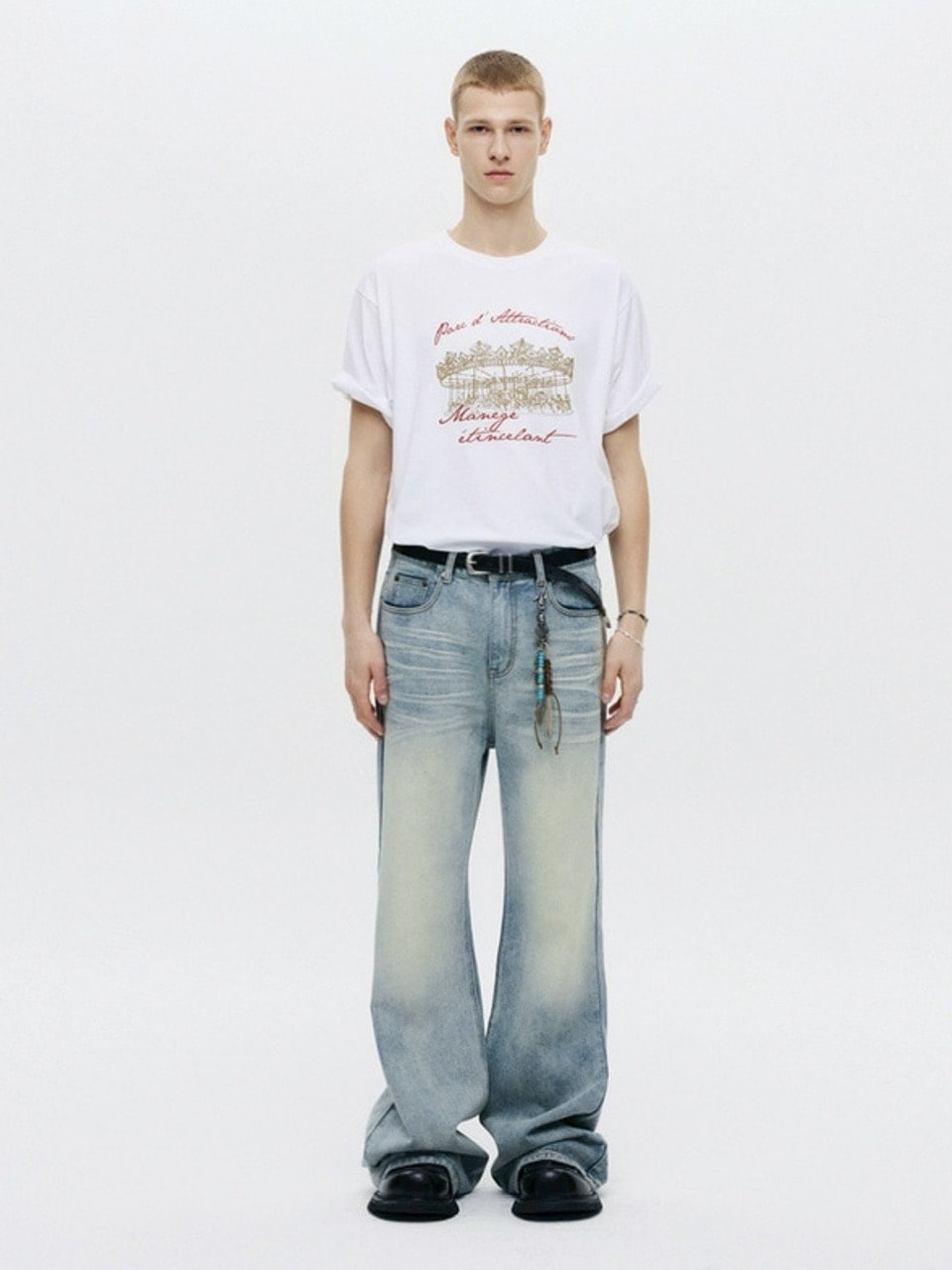 【DNSR】Signature Flare Denim Pants