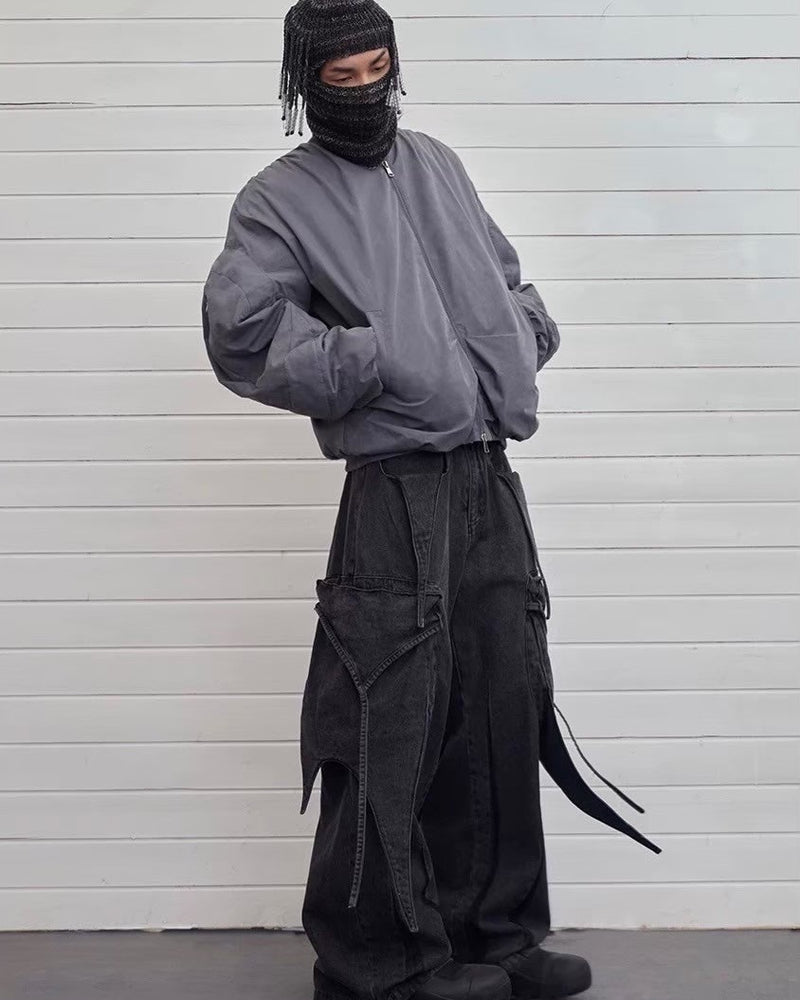 【DND4DES】MULTI-LAYERED DECONSTRUCTED CARGO JEANS
