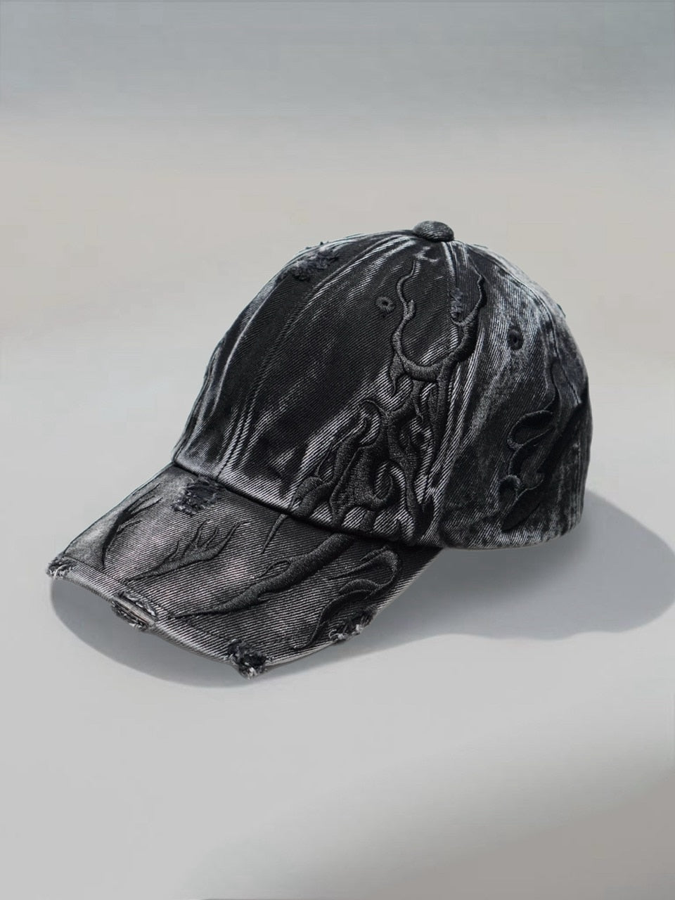 【CHIKASHITSU PLUS HIGH】Overdyed denim cap