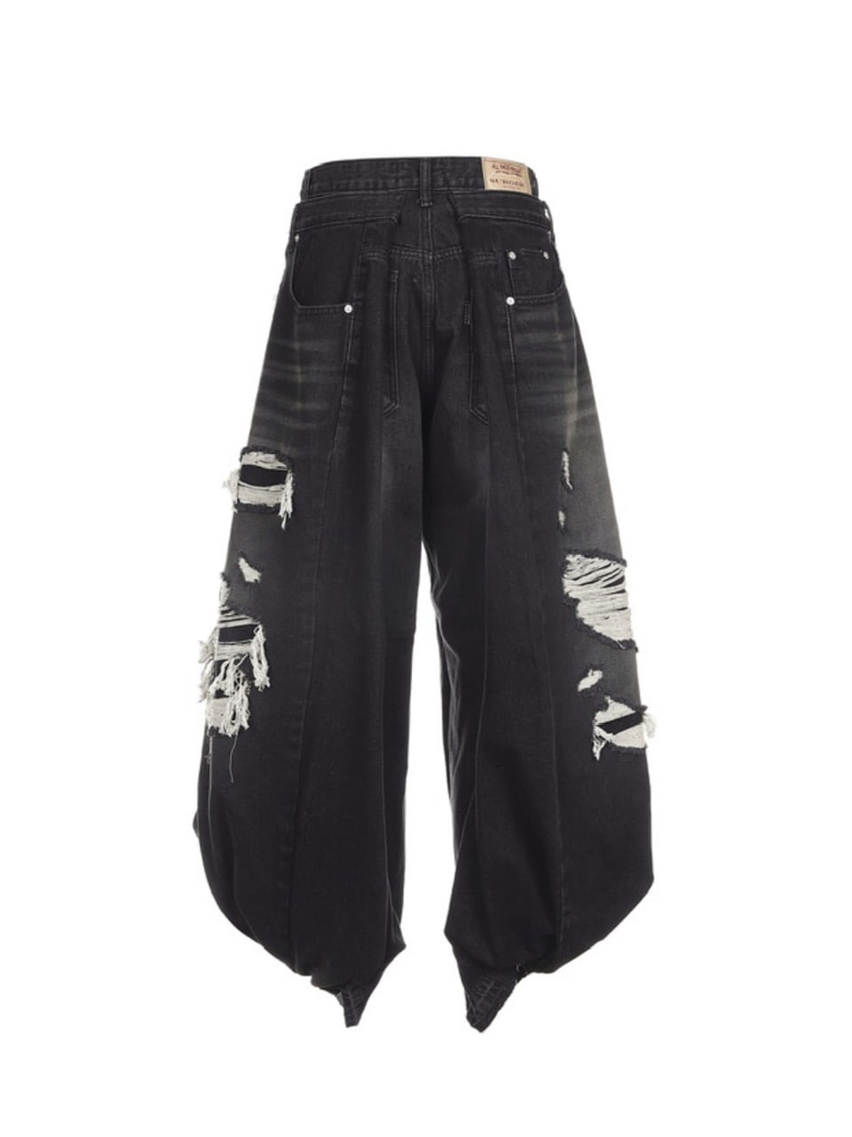 【SURGERY】surgery double folding over wide baggy jeans / 【サージェリー】オーバーサイズワイドバギーデニムパンツ