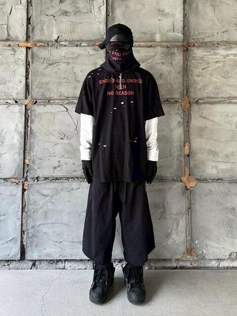 【roaringrad】DAMAGE LETTERING T-SHIRTS / 【ロアリングラド】ダメージロゴ半袖Tシャツ