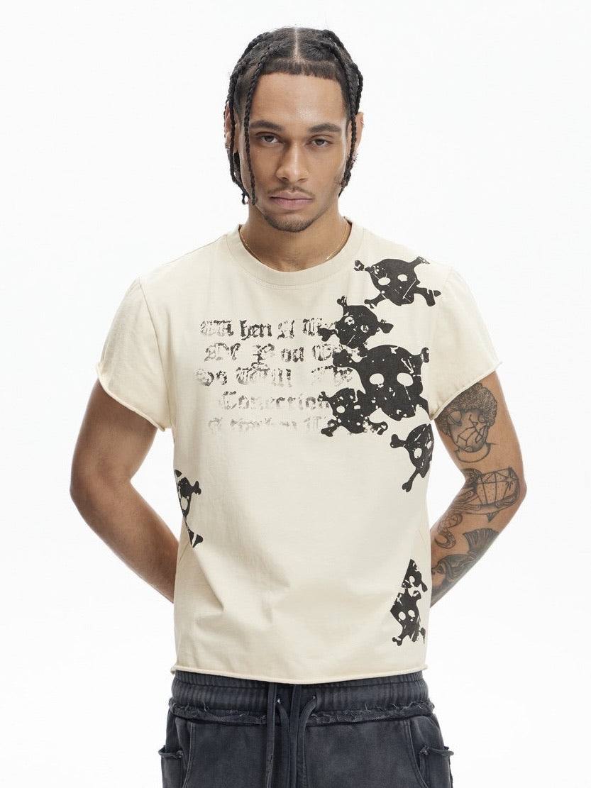 【DND4DES】SKULL WAISTCOAT T-SHIRT