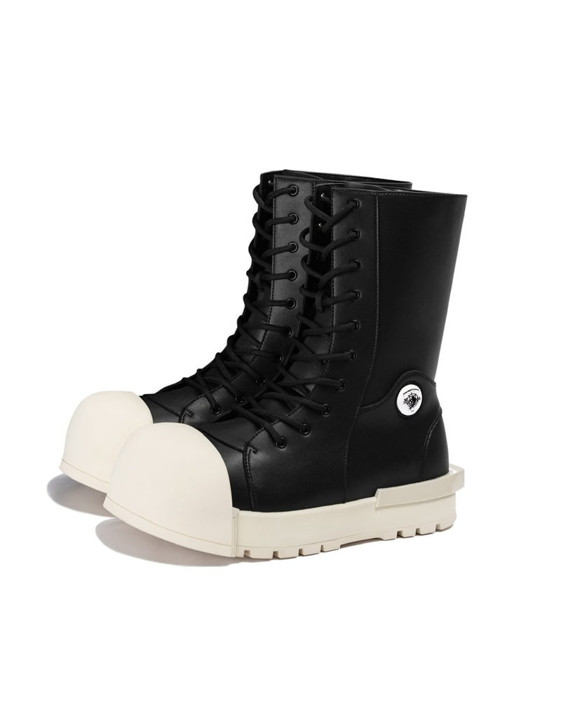 【F.V.V.O】R/F 1.0 IRONCLAD BEETLEPU BOOTS - MID TOP / 【フリーワールドオーダー(エフヴィーヴィーオー)】スニーカーライクミドルブーツ
