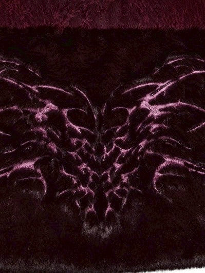 【La Lune】BLOOD MOON SKIRT / 【ラリュンヌ】トライバルステッチファーミニタイトスカート