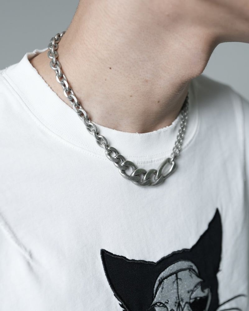 【CHIKASHITSU PLUS HIGH】Dual chain necklace