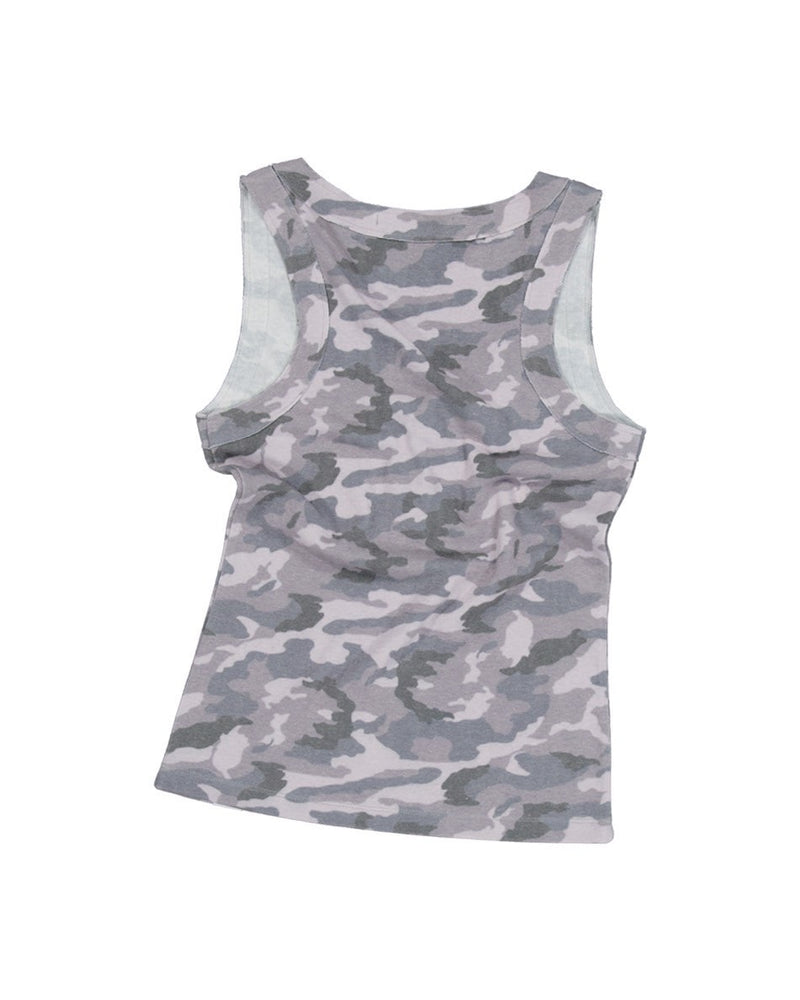 【SETUP‐EXE】CAMO RAW EDGE SLEEVELESS / 【セットアップエグゼ】カモローエッジタンクトップ