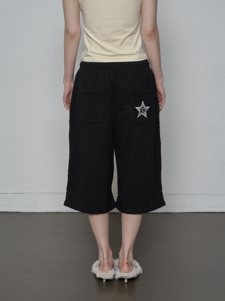 【SETUP‐EXE】PUNCHING BERMUDA SWEATPANTS / 【セットアップエグゼ】パンチングバミューダスウェットショートパンツ