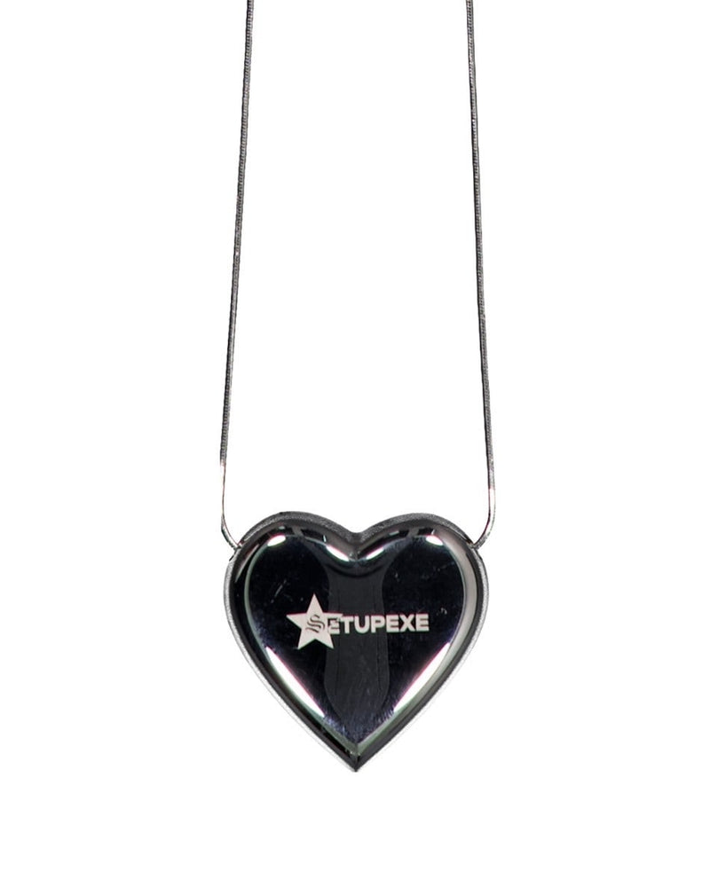 【SETUP‐EXE】LOGO HEART NECKLACE / 【セットアップエグゼ】ロゴハートネックレス
