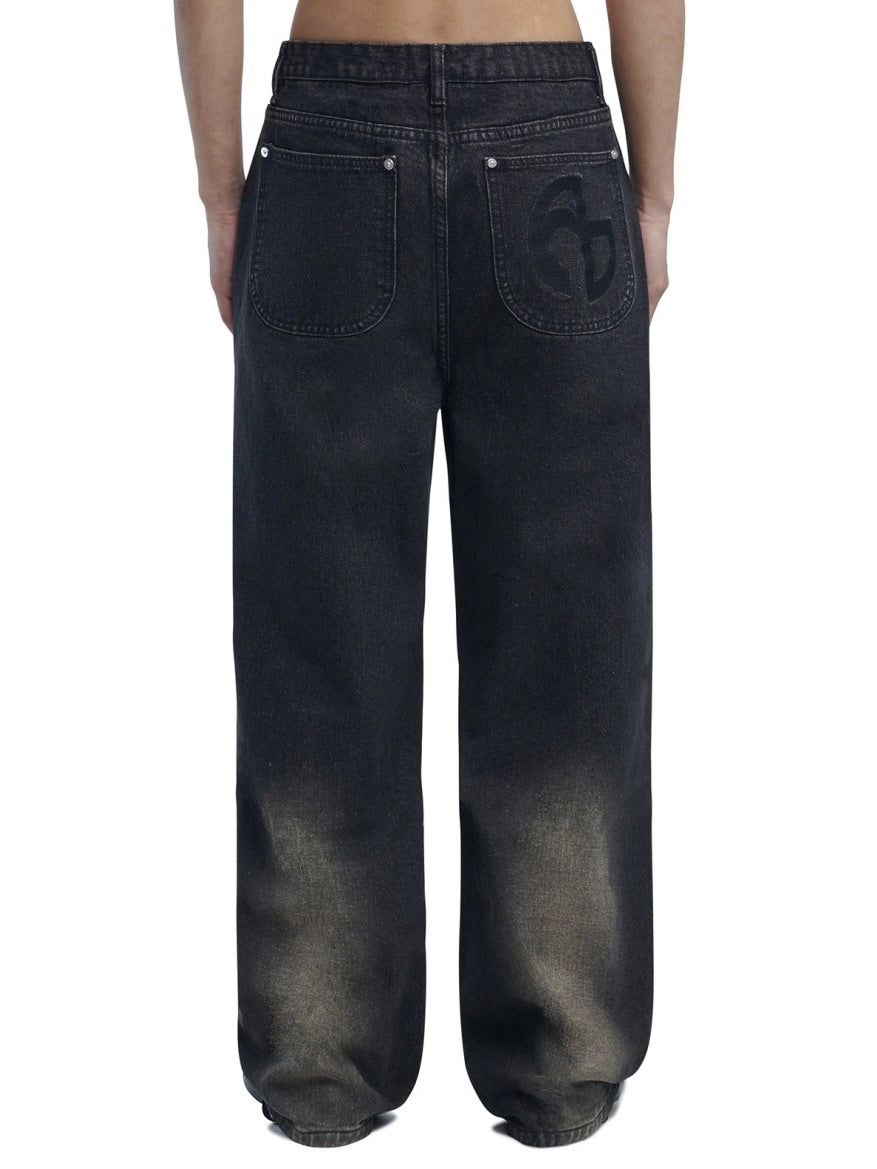 【NOMANUAL】WASHED DENIM PANTS